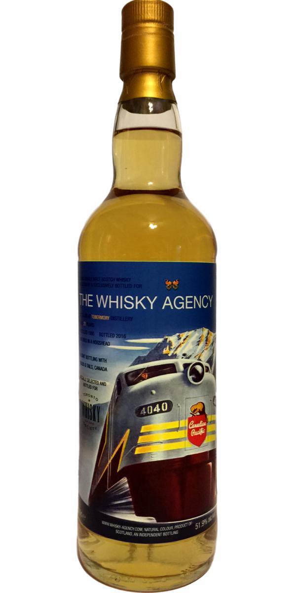 Tobermory 1995 TWA  Joint Bottling with Heads & Tails, Canada