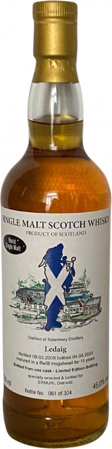 Ledaig 2009 UD  ERMURI Genuss Company EG. Detmold