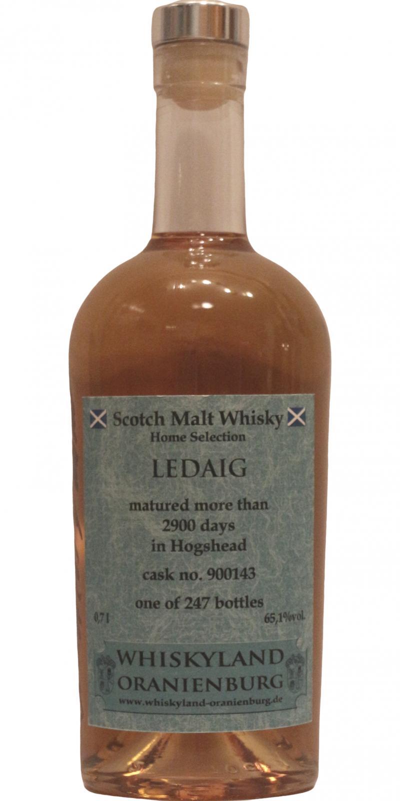 Ledaig 2900 days UD  Home Selection