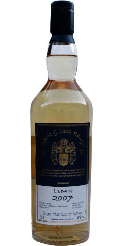 Ledaig 2007 Wx  Spirit & Cask Range