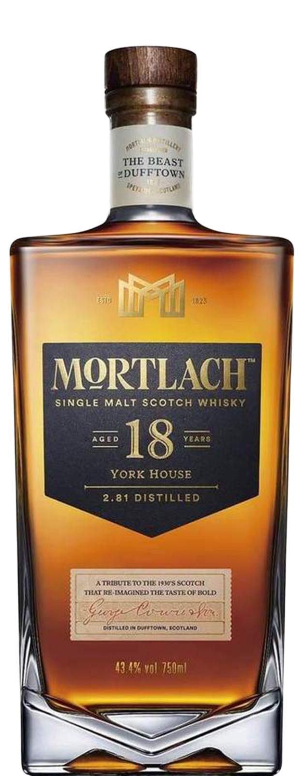 Mortlach 18-year-old York House