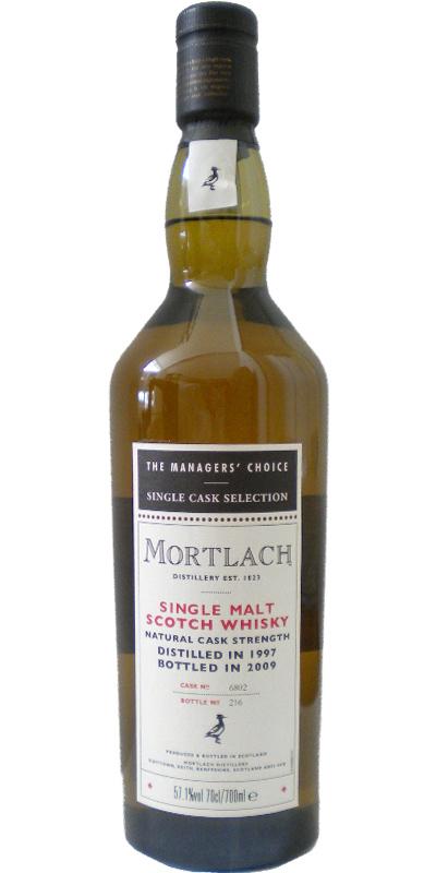 Mortlach 1997 The Managers' Choice