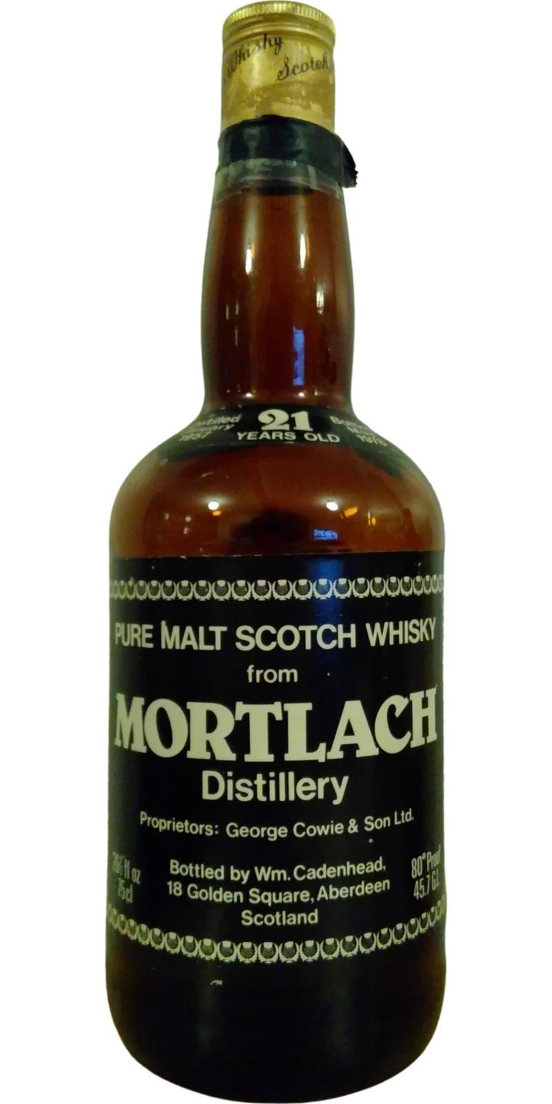 Mortlach 1957 CA Dumpy Bottle