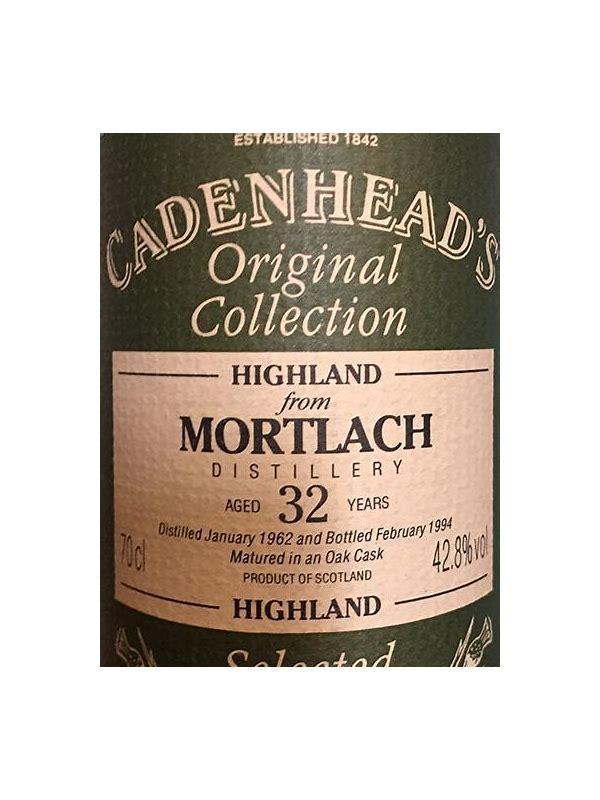 Mortlach 1962 CA Dumpy Bottle