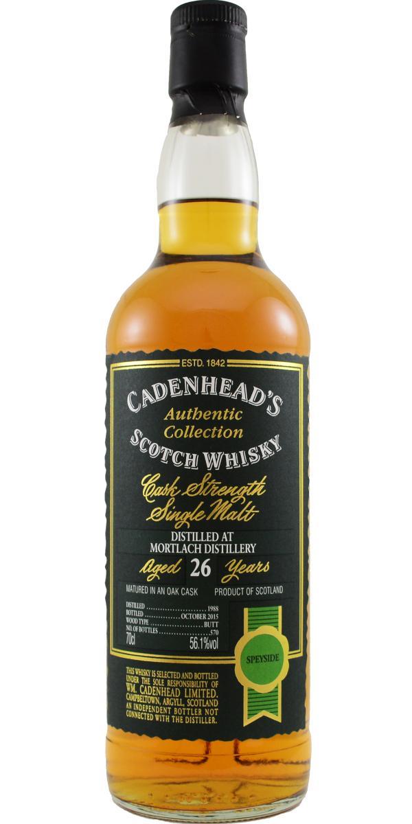 Mortlach 1988 CA Authentic Collection