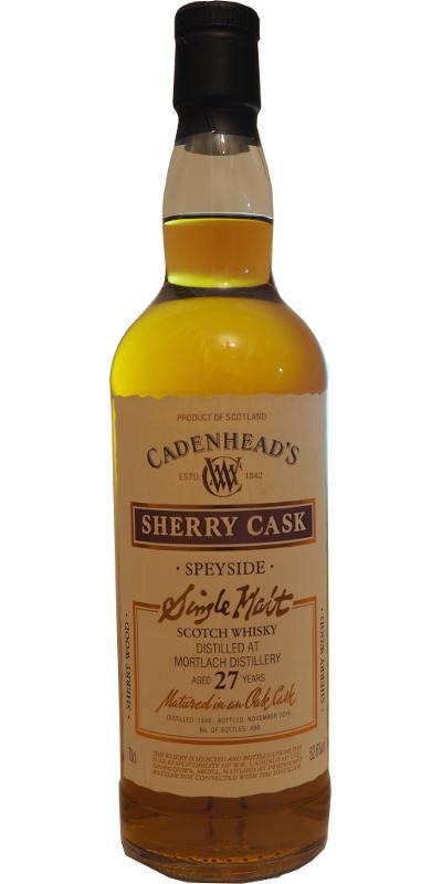 Mortlach 1988 CA Wood Range - Sherry Cask