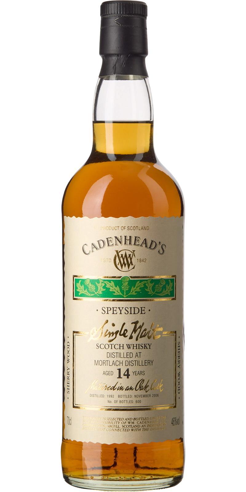 Mortlach 1992 CA Authentic Collection