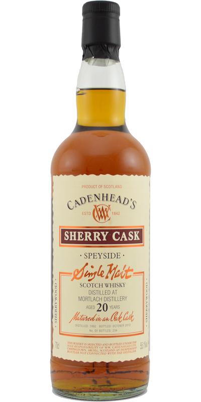 Mortlach 1992 CA Wood Range - Sherry Cask