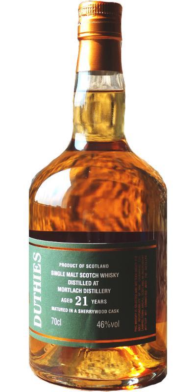 Mortlach 21-year-old CA Duthies