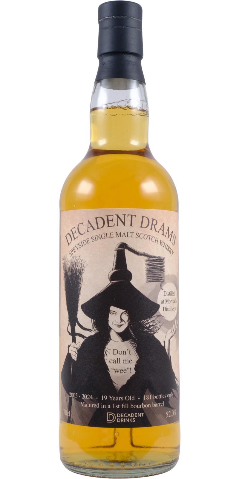 Mortlach 2005 DeDr Decadent Drams