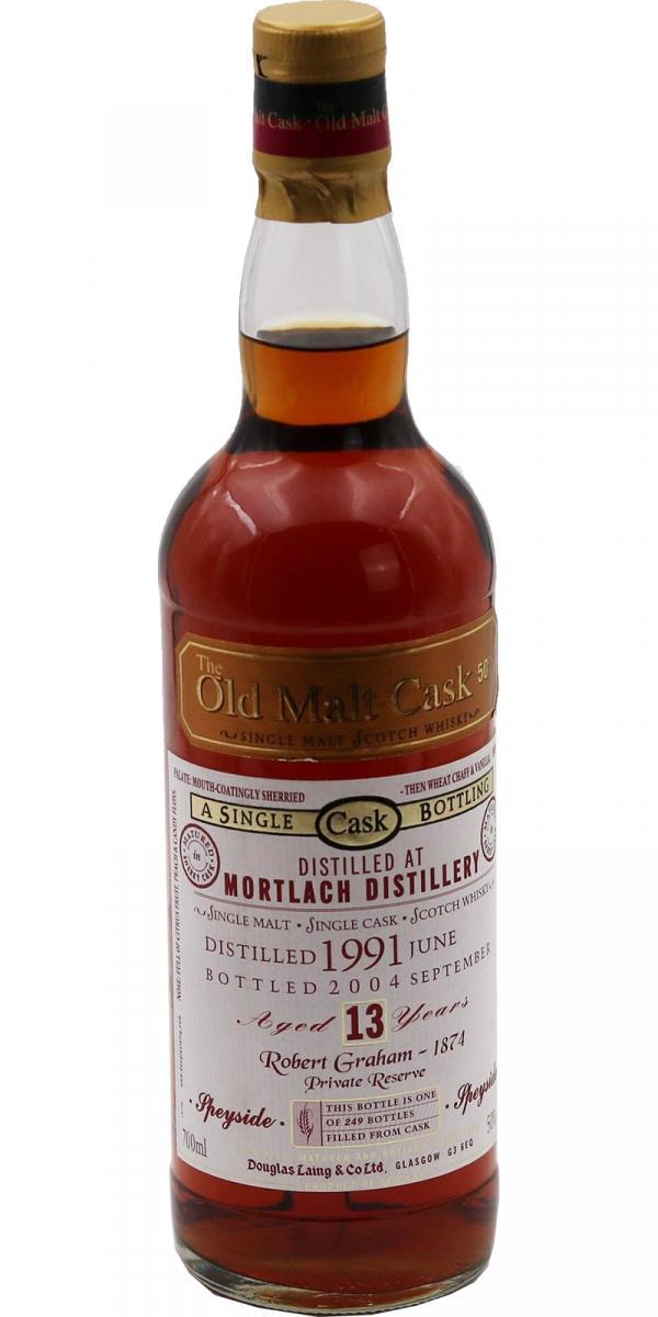 Mortlach 1991 DL The Old Malt Cask - Robert Graham - 1874 Private Reserve