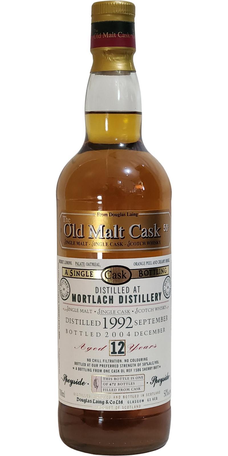 Mortlach 1992 DL The Old Malt Cask - 50