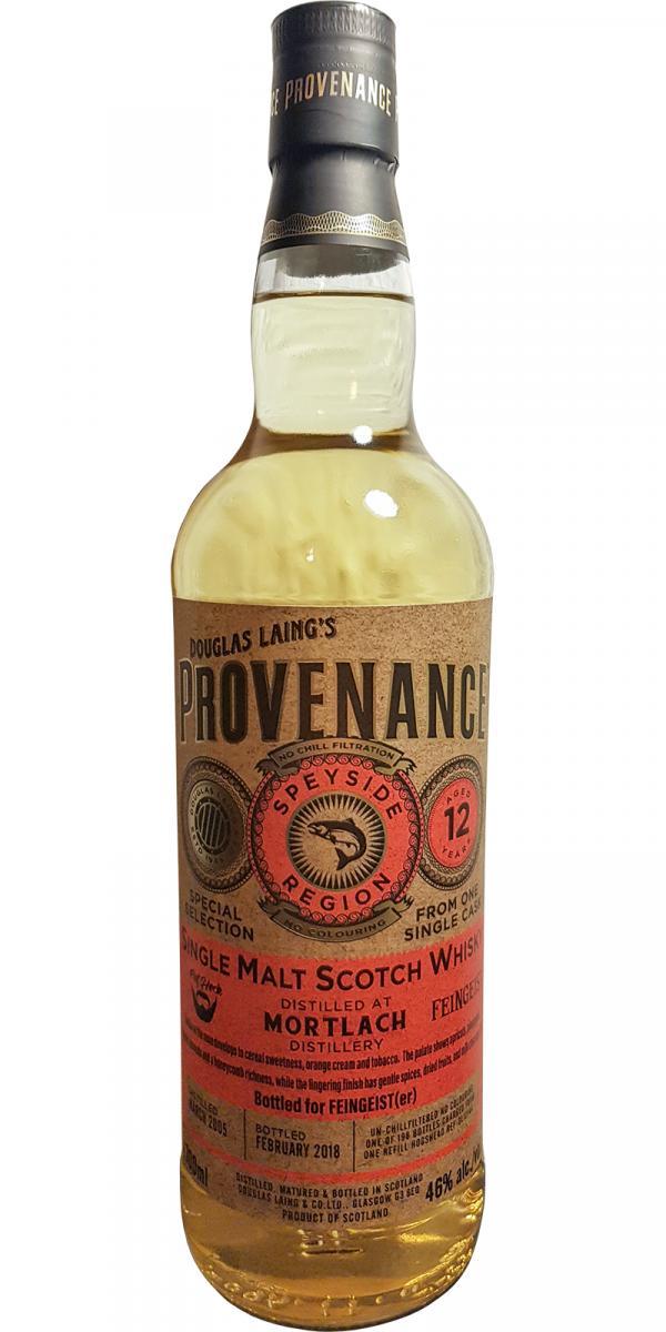 Mortlach 2005 DL Provenance