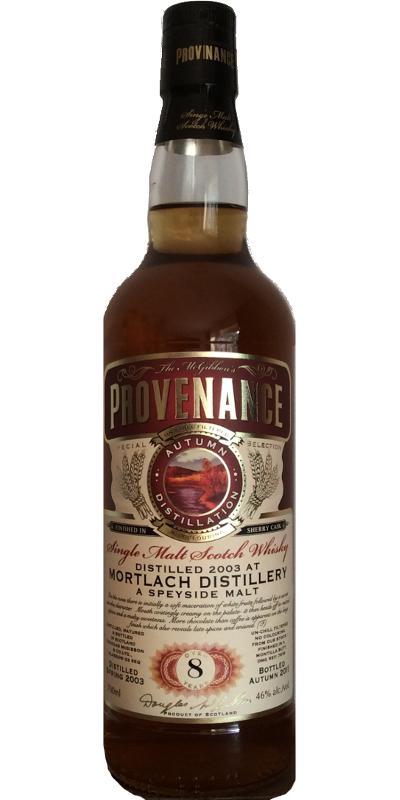 Mortlach 2003 McG McGibbon's Provenance