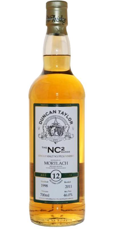 Mortlach 1998 DT NC² Range