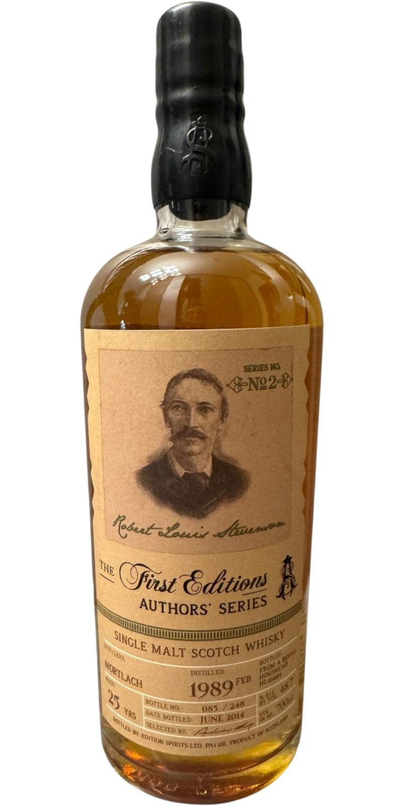 Mortlach 1989 ED The First Editions - Authors' Series