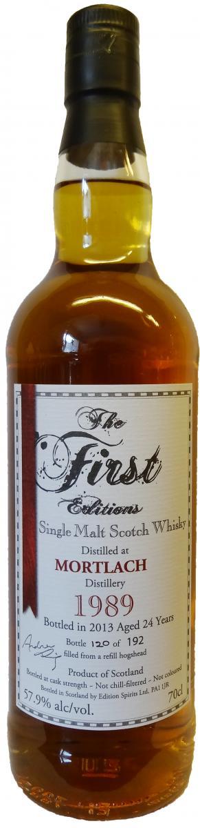 Mortlach 1989 ED The First Editions