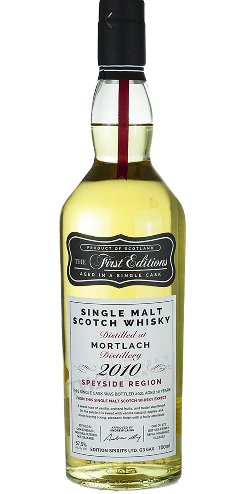 Mortlach 2010 ED The First Editions