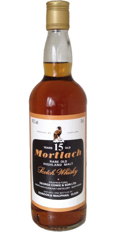 Mortlach 15-year-old GM Rare Old Highland Malt - black label