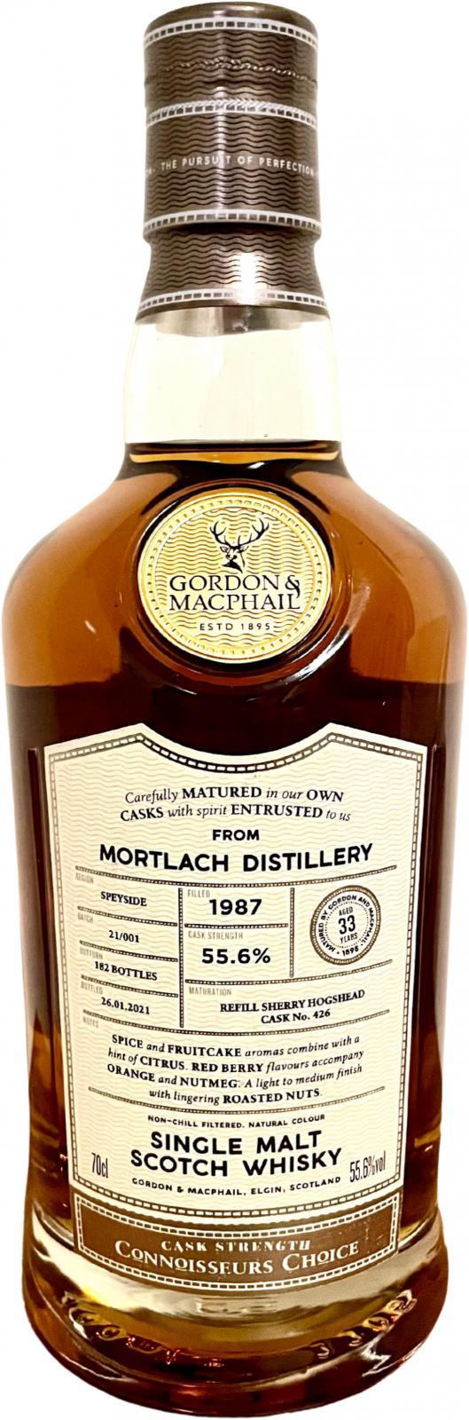 Mortlach 1987 GM Connoisseurs Choice - Cask Strength