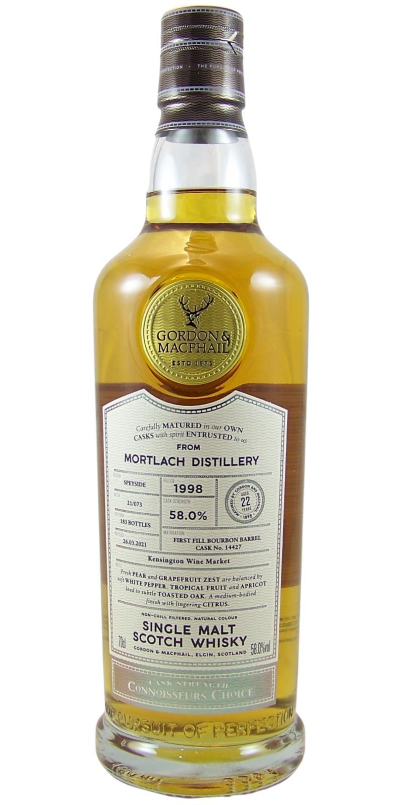 Mortlach 1998 GM Connoisseurs Choice - Cask Strength