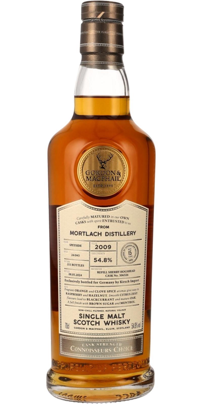Mortlach 2009 GM Connoisseurs Choice - Cask Strength