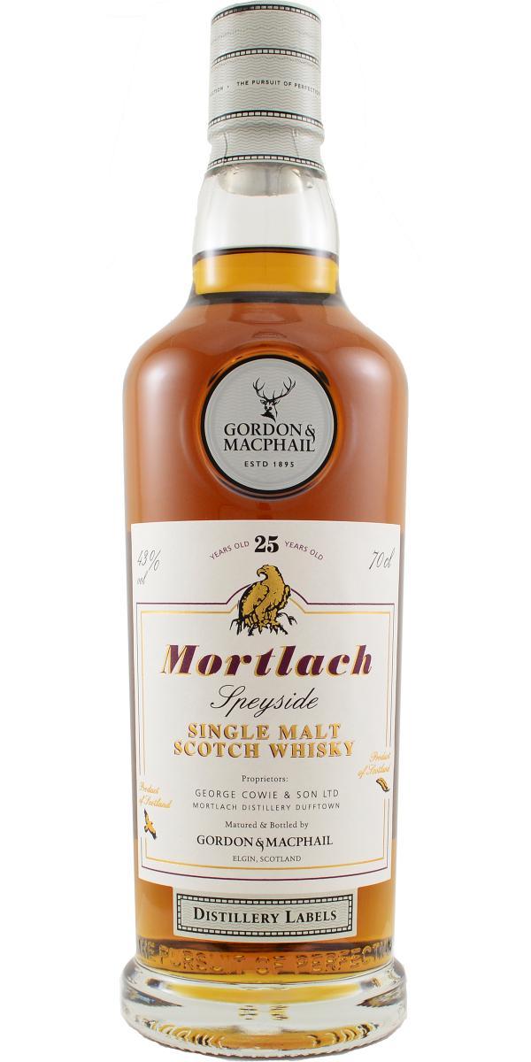 Mortlach 25-year-old GM Distillery Labels