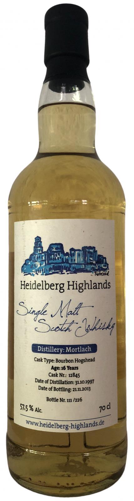 Mortlach 1997 HeHi