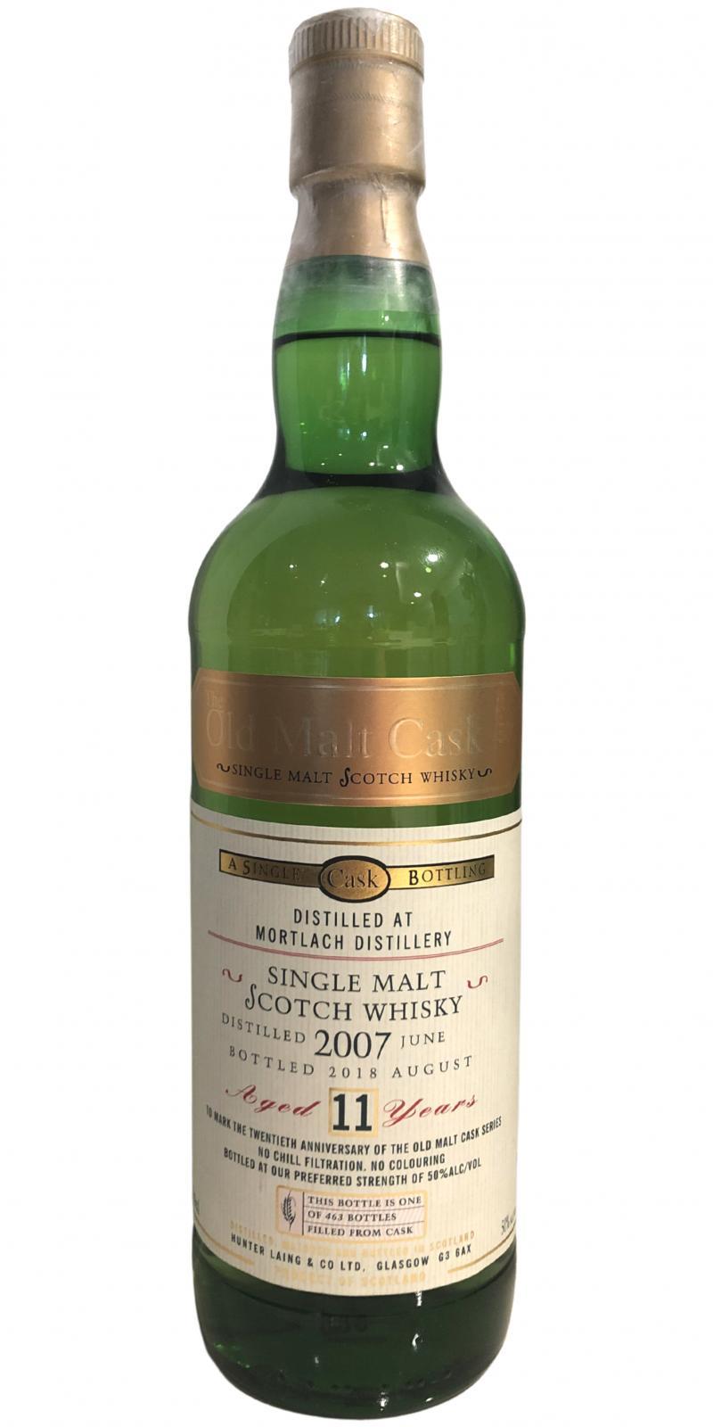 Mortlach 2007 HL The Old Malt Cask - 20th Anniversary