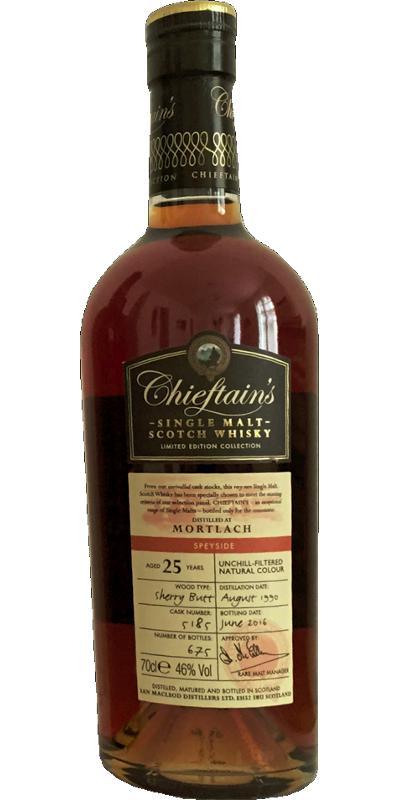 Mortlach 1990 IM Chieftain's