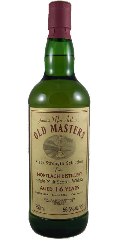 Mortlach 1989 JM Old Masters - Cask Strength Selection