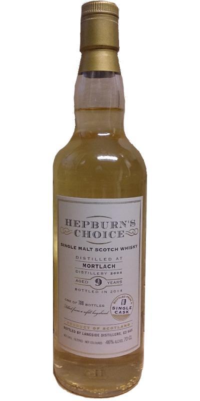 Mortlach 2004 LsD Hepburn's Choice