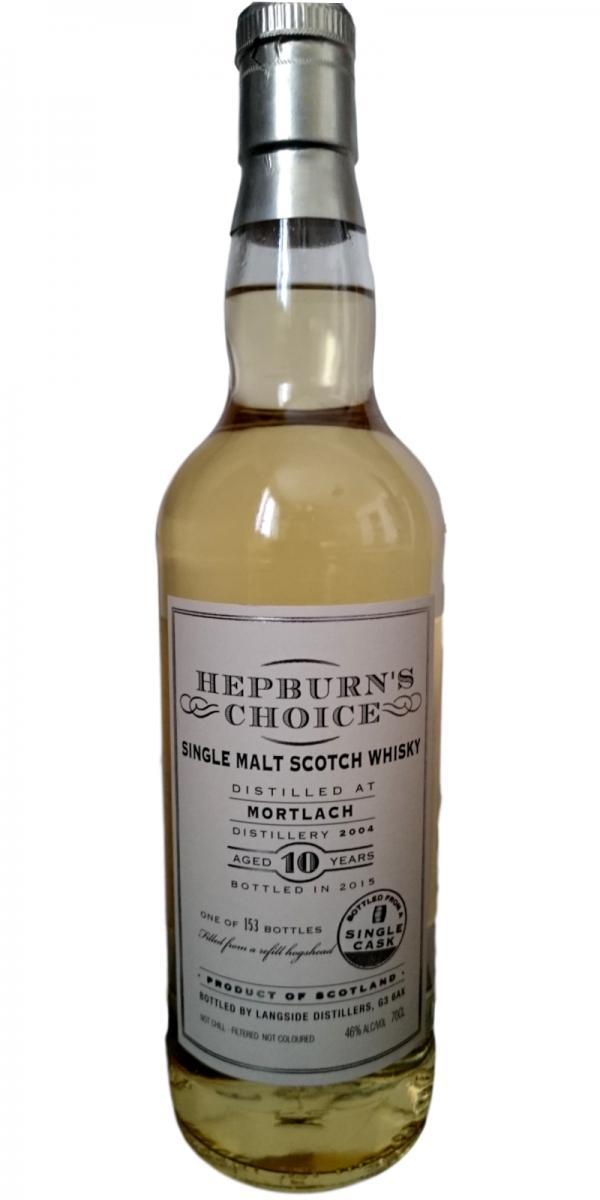 Mortlach 2004 LsD Hepburn's Choice