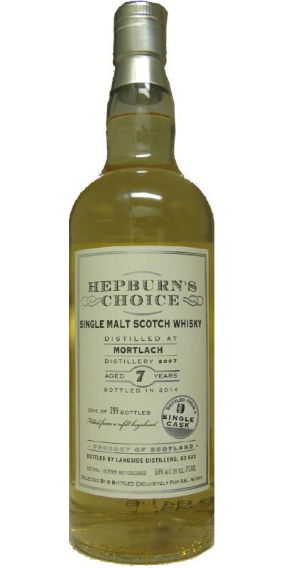 Mortlach 2007 LsD Hepburn's Choice