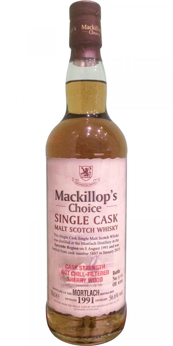 Mortlach 1991 McC Single Cask - Cask Strength