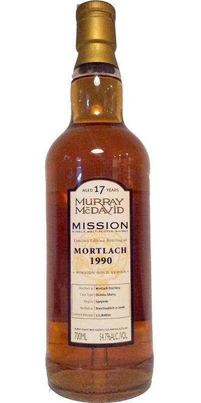 Mortlach 1990 MM Mission Gold