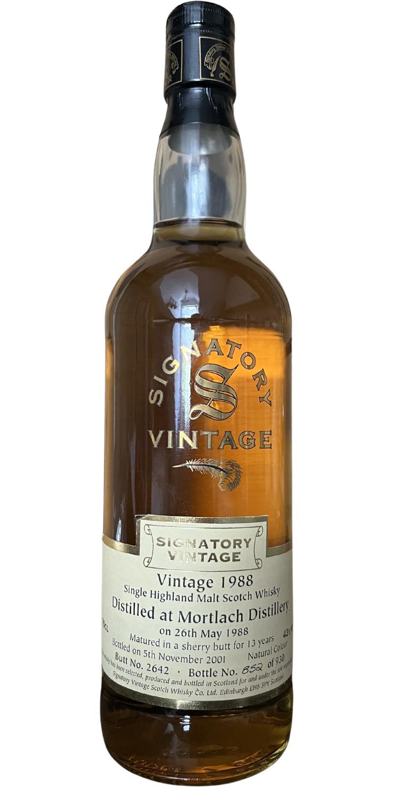 Mortlach 1988 SV