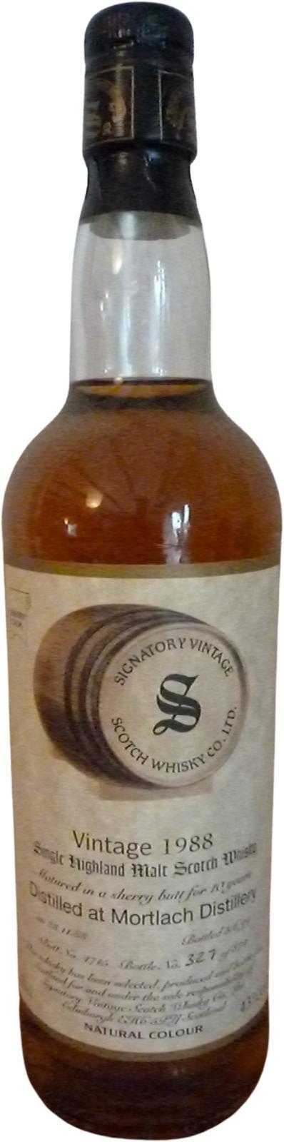 Mortlach 1988 SV Vintage Collection