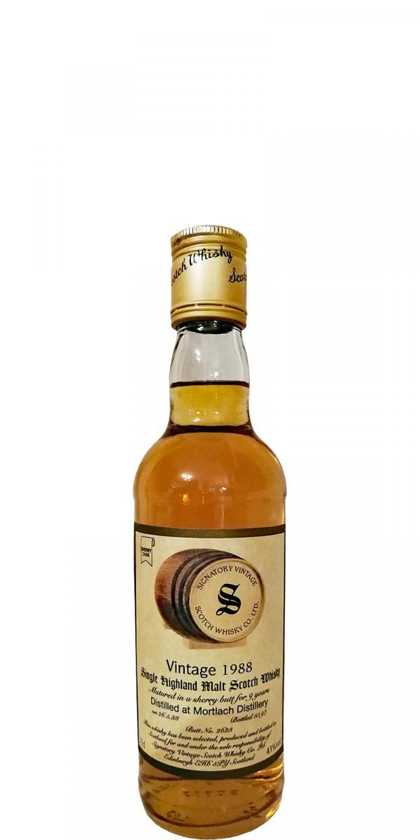 Mortlach 1988 SV Vintage Collection