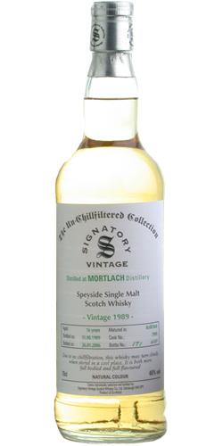 Mortlach 1989 SV The Un-Chillfiltered Collection