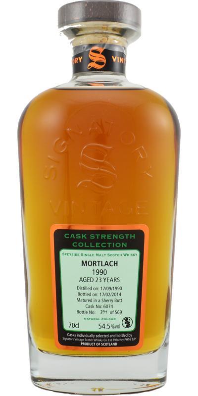 Mortlach 1990 SV Cask Strength Collection