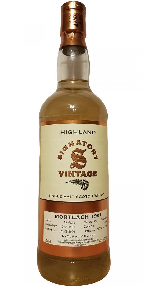 Mortlach 1991 SV Vintage Collection