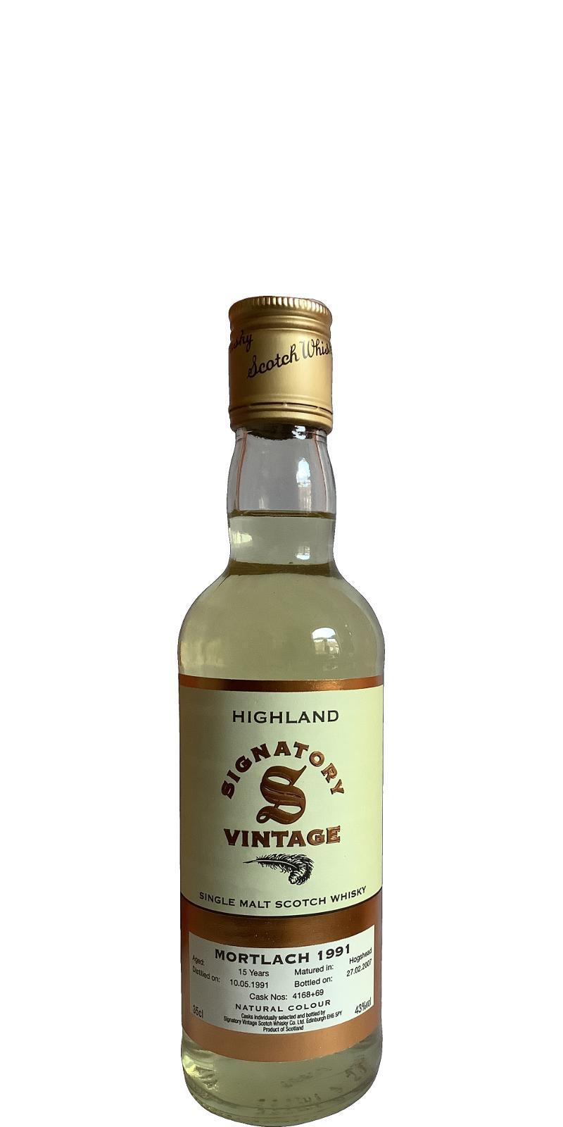 Mortlach 1991 SV Vintage Collection