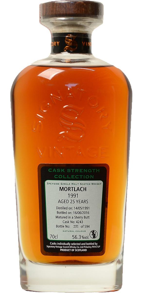 Mortlach 1991 SV Cask Strength Collection