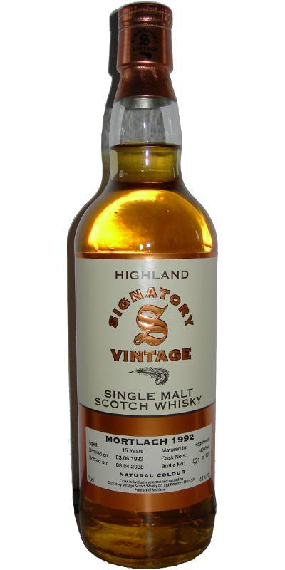 Mortlach 1992 SV Vintage Collection