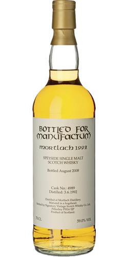 Mortlach 1992 SV Bottled for Manufactum