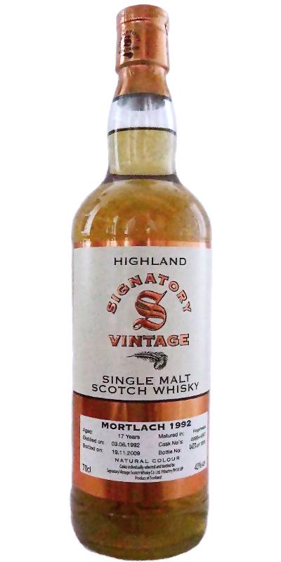 Mortlach 1992 SV Vintage Collection