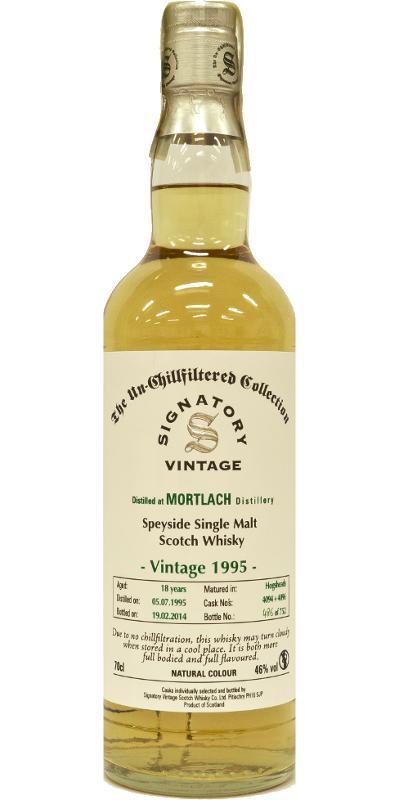 Mortlach 1995 SV The Un-Chillfiltered Collection