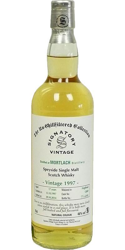 Mortlach 1997 SV The Un-Chillfiltered Collection