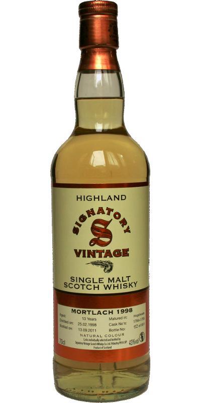 Mortlach 1998 SV Vintage Collection